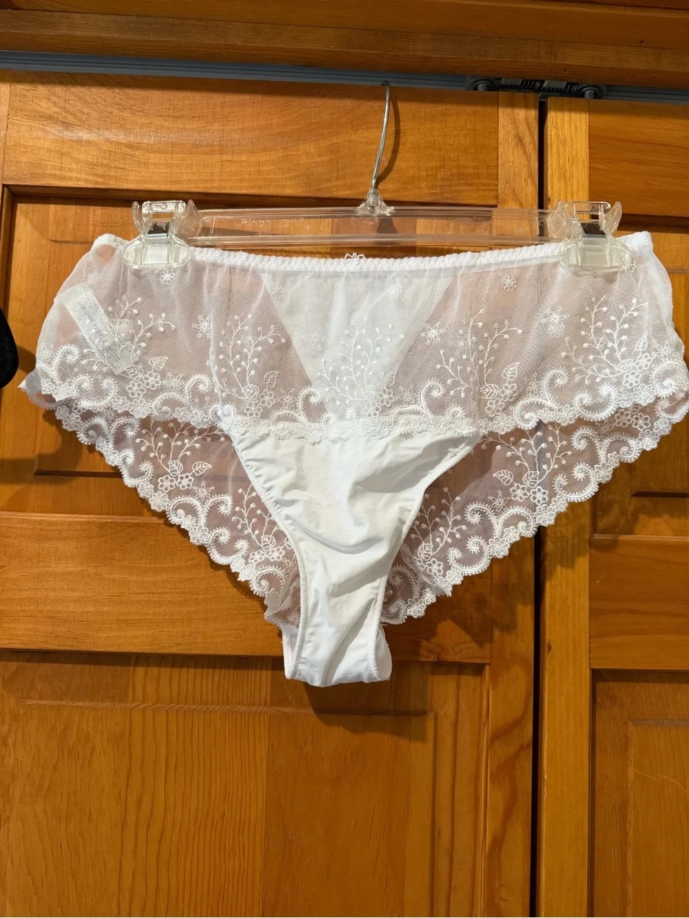 Simone Perele Delice Bra and Panty Set White Lace